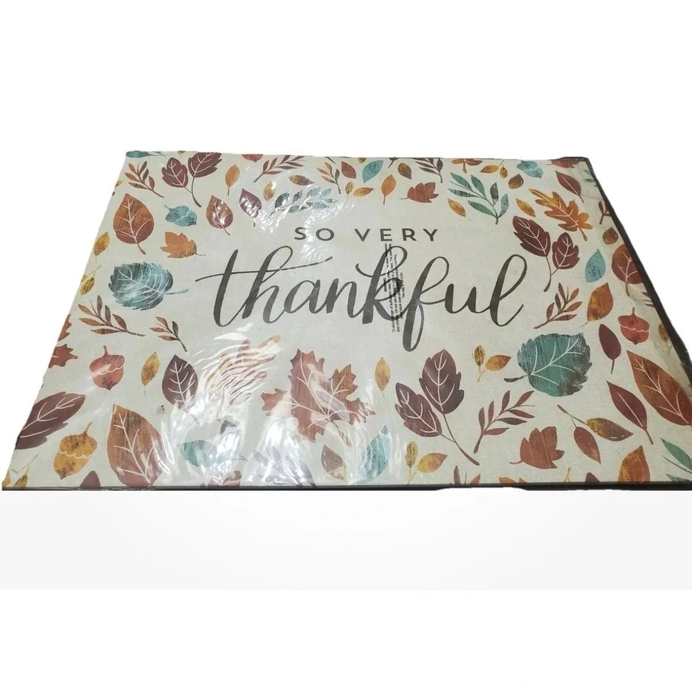 Paper Placemats So Very Thankful Leaves  24 Pc 16.8 X 12